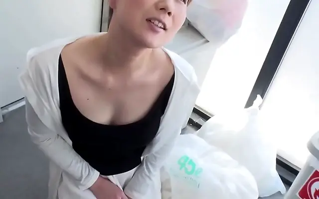 Sensual Morning Play with the Busty Japanese Neighbor