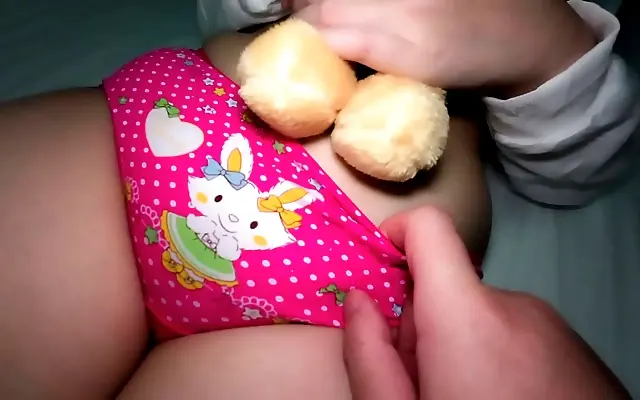 Asian Teen Takes Huge Load in Tight Wet Pussy at Home