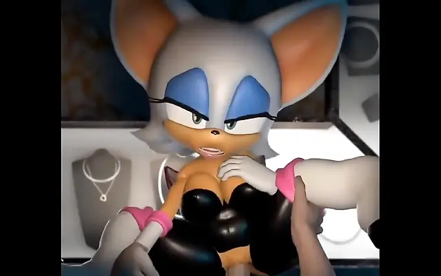 免费A片 高潮A片 猛烈进出 Rouge the Bat Gets Caught in a Sizzling POV Creampie Adventure