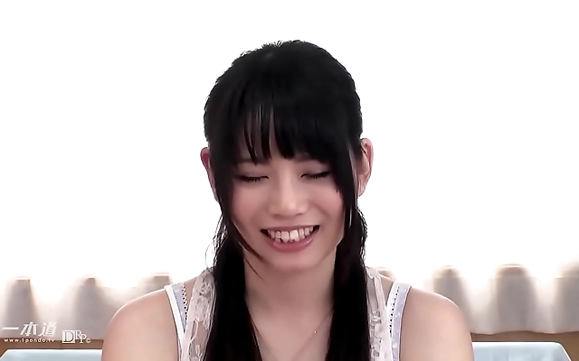 Miyu Sheimi's silky shaved delight invites a passionate creampie after a teasing blowjob