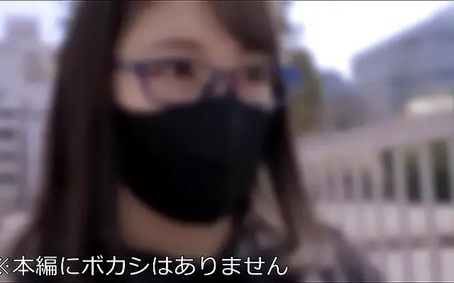 Shy bespectacled office girl Miku discovers hidden masochism in steamy creampie encounter