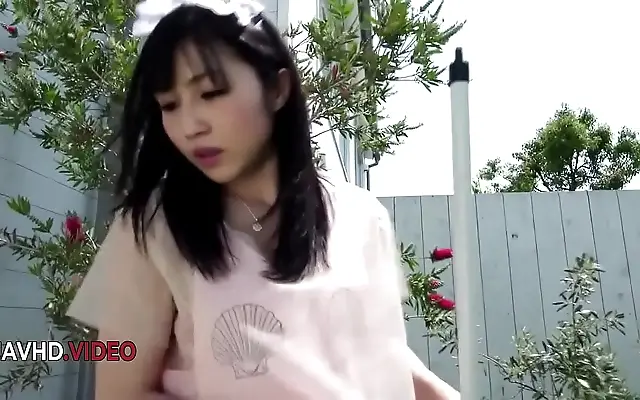 色在线观看 满十八岁免费观看 国产农村 亚洲av Sultry Asian maid tempts with perky tits in a naughty JAV fantasy