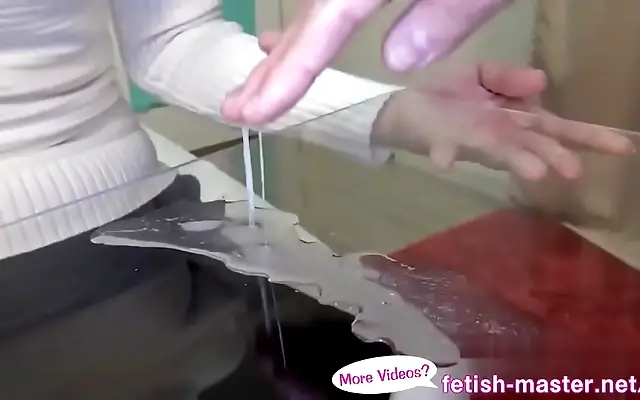 Sultry Japanese Spit Play and Sensual Face Licking Handjob Fantasy