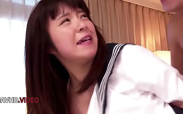 Passionate Hairy Asian Dreams With Yui Shimazaki's Seductive Schoolgirl Seduction