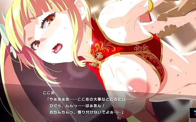 Cocoa's sultry seduction in a tantalizing Chinese bikini scene