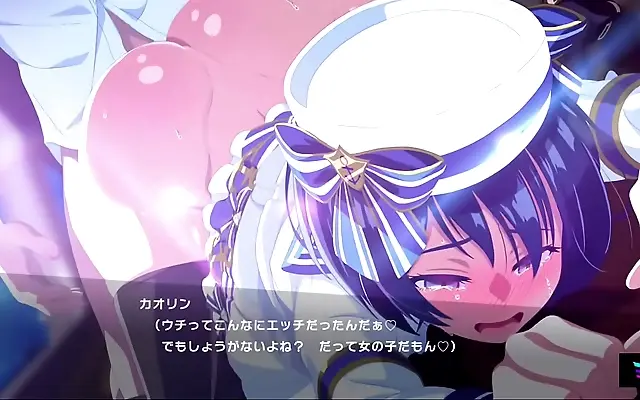 Kaori's thighs pulse with dark magic in a seductive Japanese ritual
