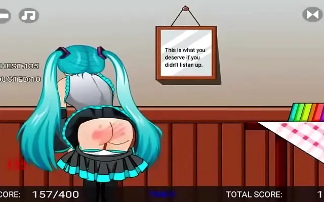 Spicy Spanking Session with Anime Sensation Hatsune Miku