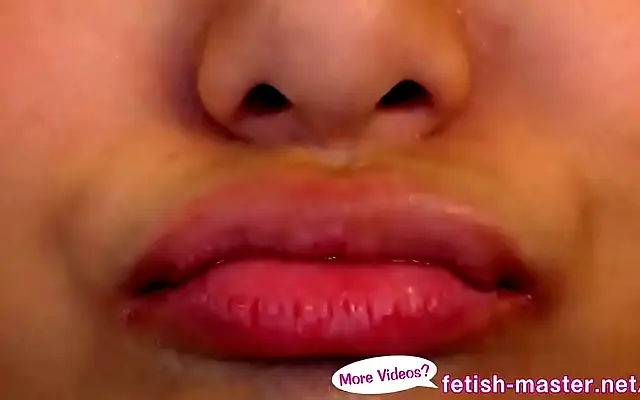 Japanese Deep Tongue Kissing with Nose Licking and Spit Fetish Handjob
