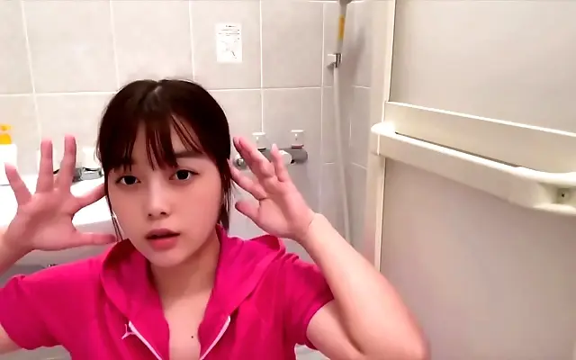 Shy Japanese coed explores her wild side with naughty home masturbations