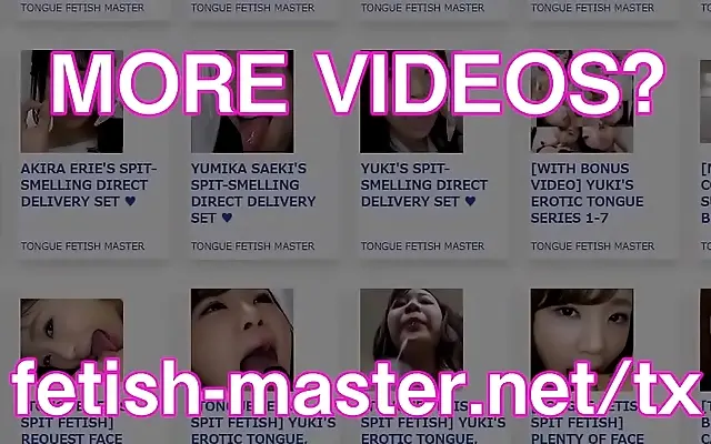 Sensual Japanese Spit Play and Tongue Kissing with Intimate Face Licking and Handjob