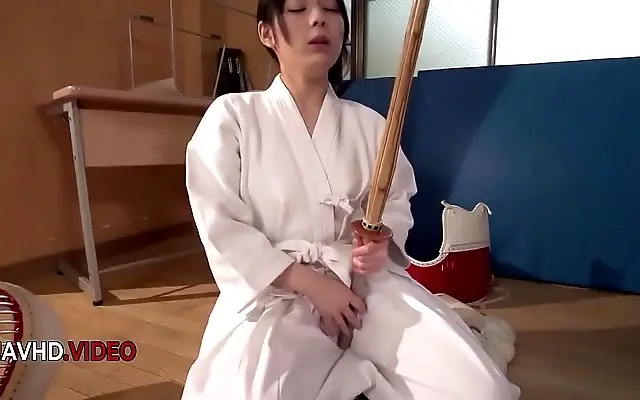 Ruka Kanae's sultry Japanese tease leads to a steamy amateur climax