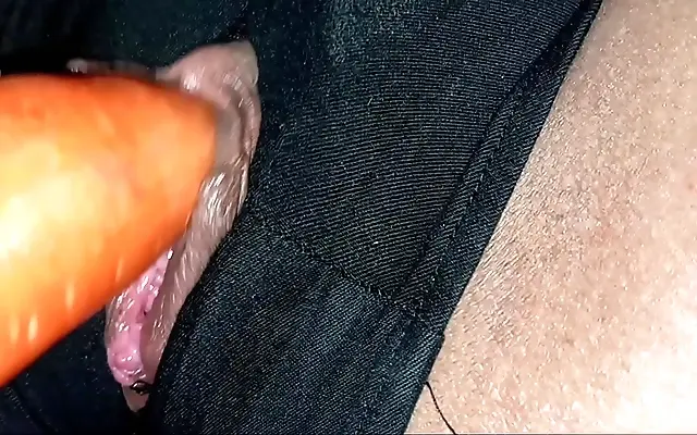 Juicy Fruit Play Makes Her Tight Shaved Pussy Explode with Cream