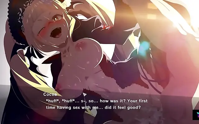 Cocoa the vampire tempts you in a sultry Japanese hentai fantasy