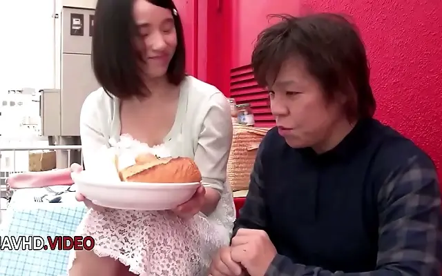 Tight Japanese temptress teases with a wet blowjob before raw, passionate fucking