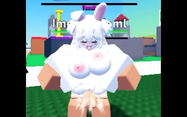Busty bunnygirl gets ravaged and creamed in wild Cumbat session