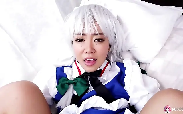 有精品 精品久久久久 法国 Japanese Beauty Anna Saotome Teases with Toy in Costume