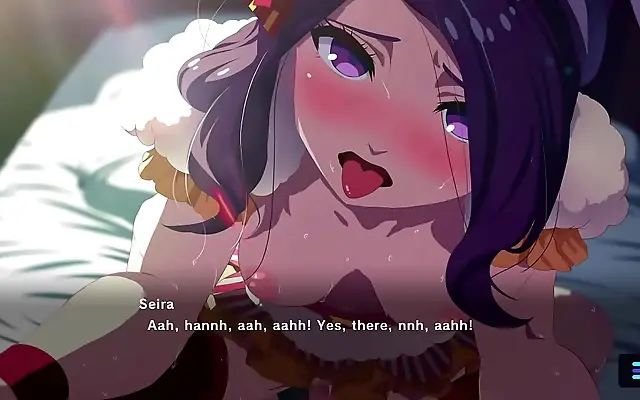 Seira's sensual ride on the enchanted fluffy rabbit in Japanese hentai magic