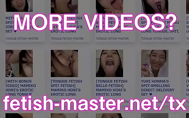 Japanese Babe Shares Steamy Spit-Filled Kiss with Tongue Licking Tease